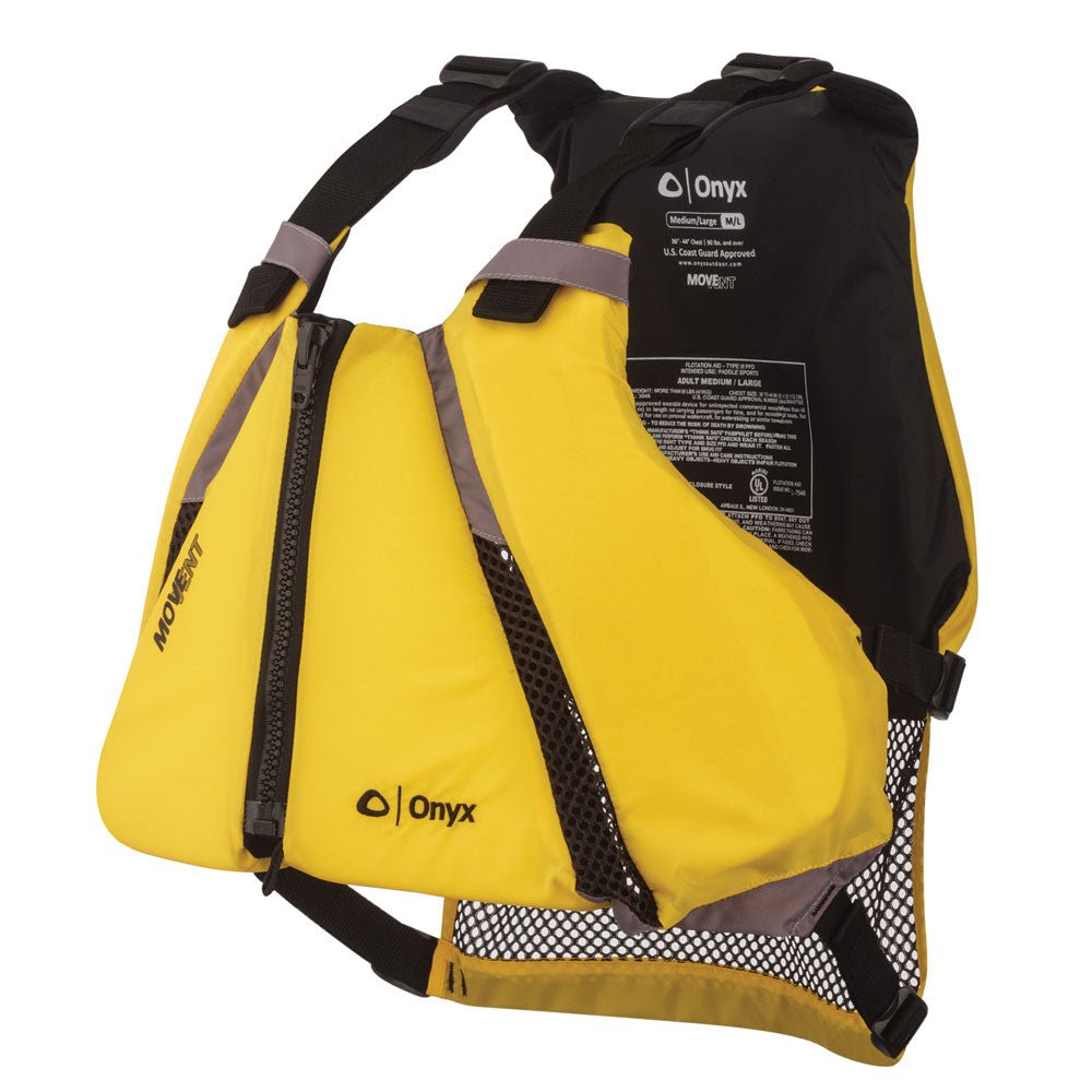 Onyx MoveVent Curve Paddle Sports Life Vest - XS/S [122000-300-020-14] - Houseboatparts.com