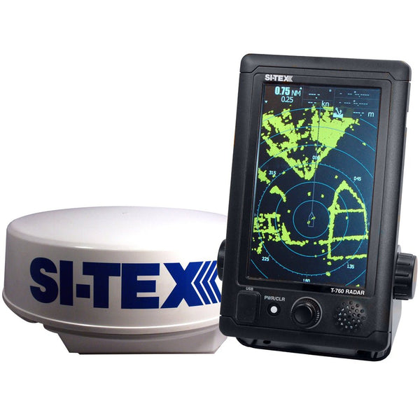 SI-TEX T-760 Compact Color Radar w/4kW 18" Dome - 7" Touchscreen [T-760] - Houseboatparts.com