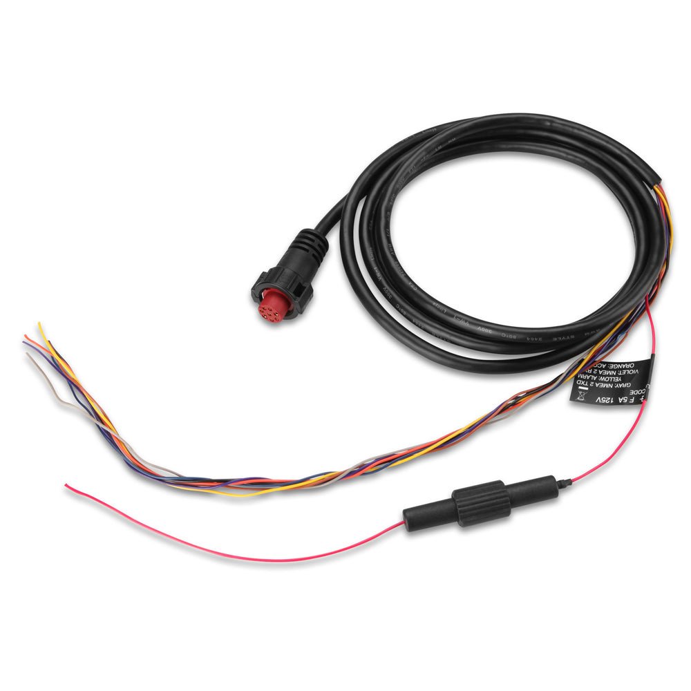 Garmin Power Cable - 8-Pin f/echoMAP Series & GPSMAP Series [010-11970-00] - Houseboatparts.com