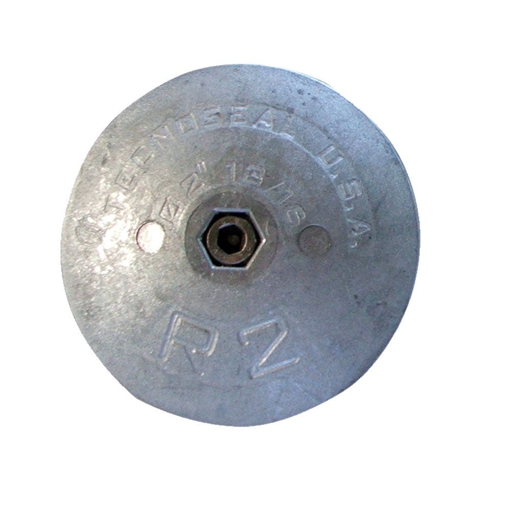 Tecnoseal R2 Rudder Anode - Zinc - 2-13/16" Diameter [R2] - Houseboatparts.com