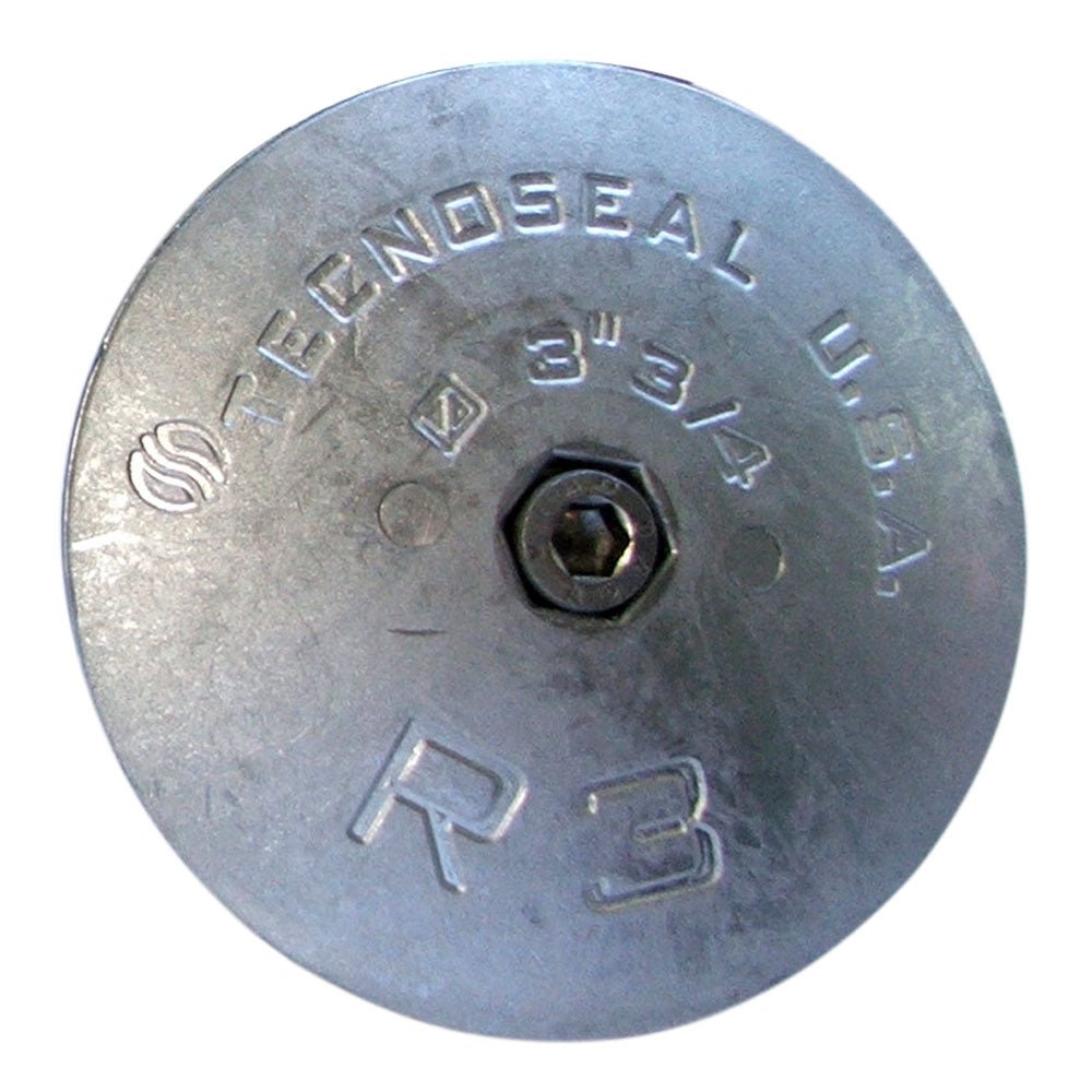 Tecnoseal R3 Rudder Anode - Zinc - 3-3/4" Diameter [R3] - Houseboatparts.com