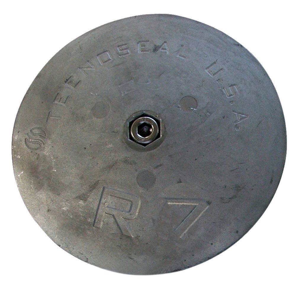 Tecnoseal R7 Rudder Anode - Zinc - 6-1/2" Diameter [R7] - Houseboatparts.com