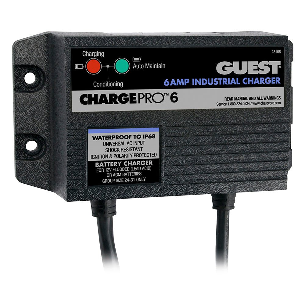 Guest 6A/12V 1 Bank 120V Input On-Board Battery Charger [28106] - Houseboatparts.com