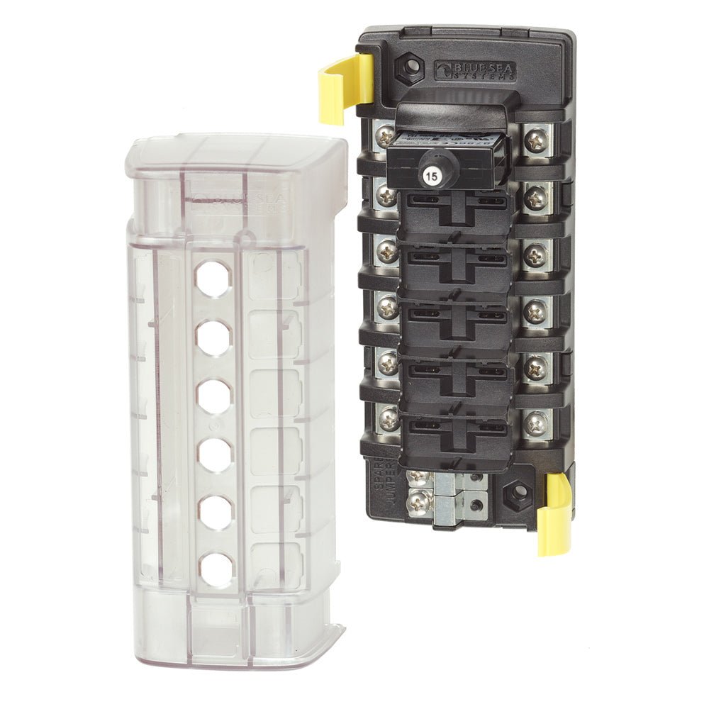 Blue Sea 5050 ST CLB Circuit Breaker Block - 6 Position [5050] - Houseboatparts.com