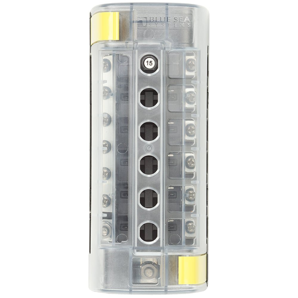 Blue Sea 5052 ST CLB Circuit Breaker Block - 6 Position w/Negative Bus [5052] - Houseboatparts.com