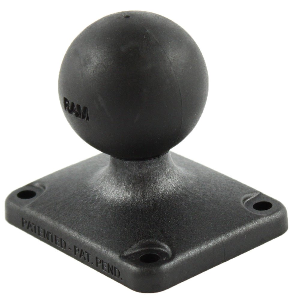 RAM Mount 2" x 2.5" Rectangle Composite Base w/1.5" Ball [RAP-202U-225] - Houseboatparts.com