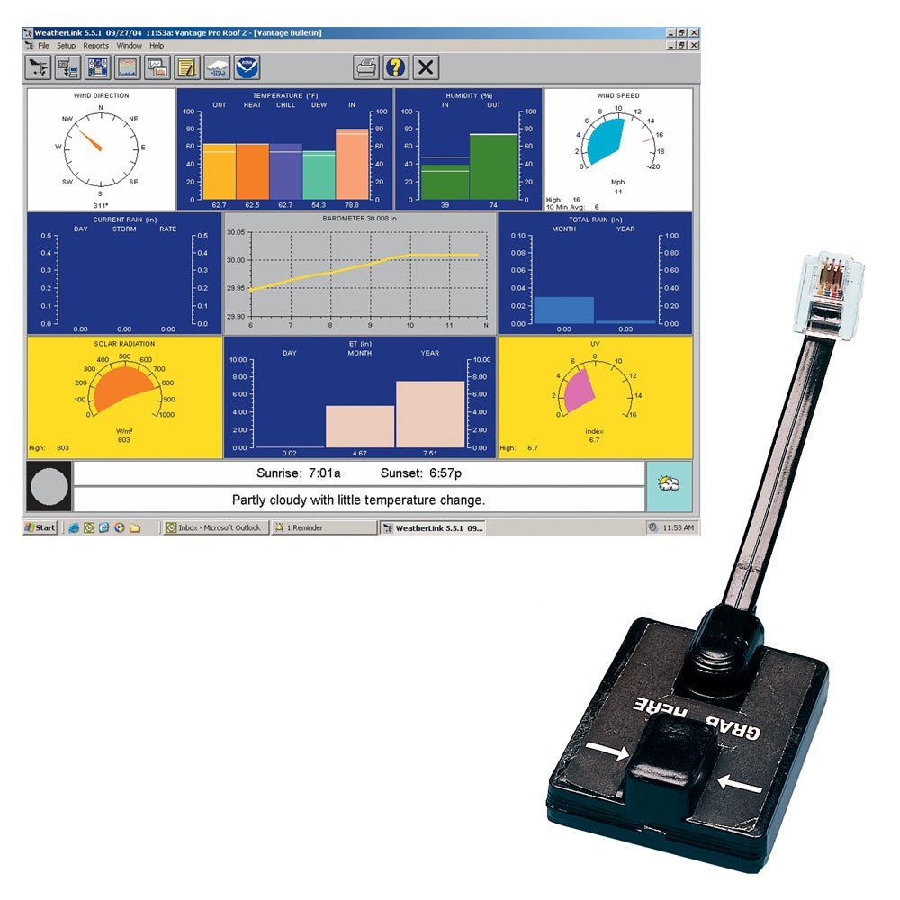 Davis WeatherLink Windows - Serial Port f/Vantage Vue & Pro2 Series [6510SER] - Houseboatparts.com