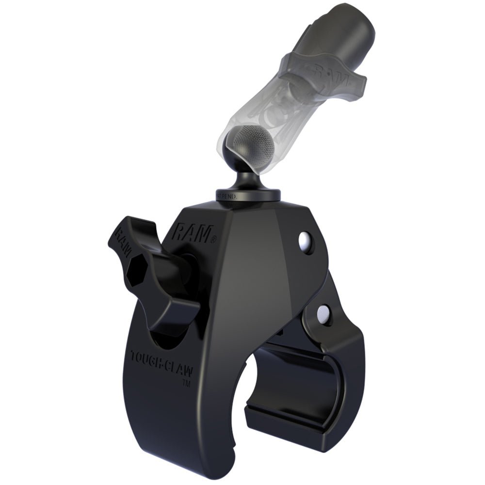 RAM Mount Large Tough-Claw w/1" Diameter Rubber Ball [RAP-B-401U] - Houseboatparts.com