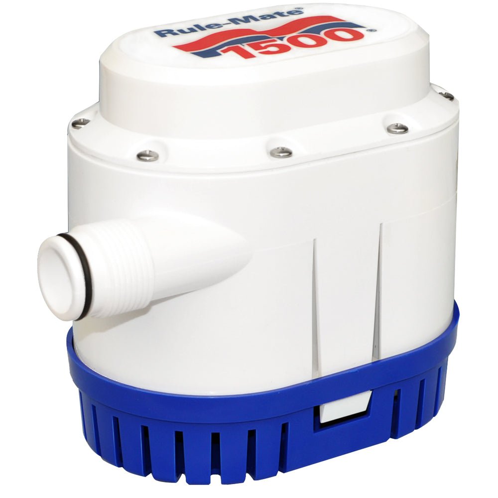 Rule Rule-Mate 1500 GPH Fully Automated Bilge Pump - 12V [RM1500A] - Houseboatparts.com