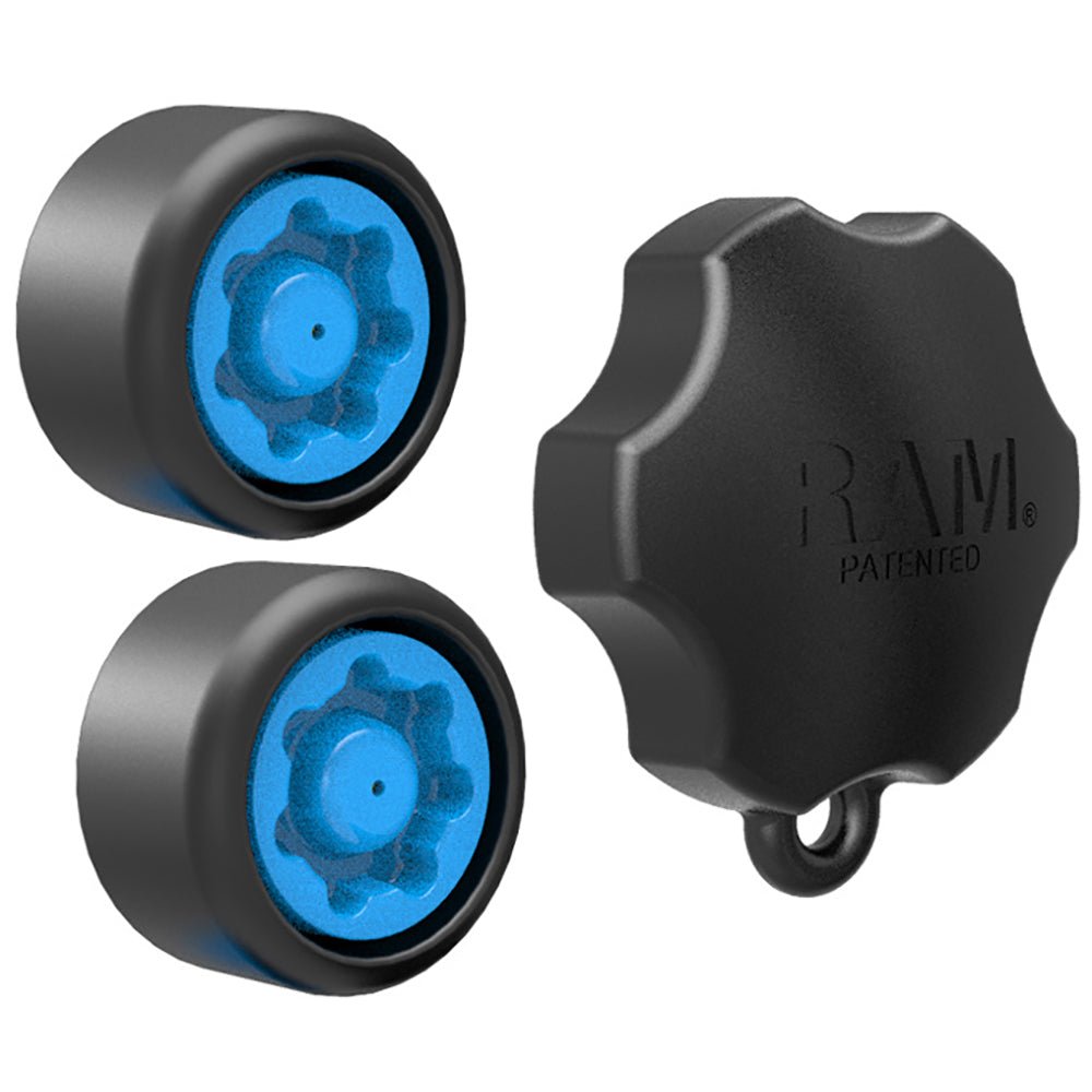 RAM Mount Pin-Lock Security Kit f/ Single Swing Arm Mount [RAP-S-KNOB-109U] - Houseboatparts.com