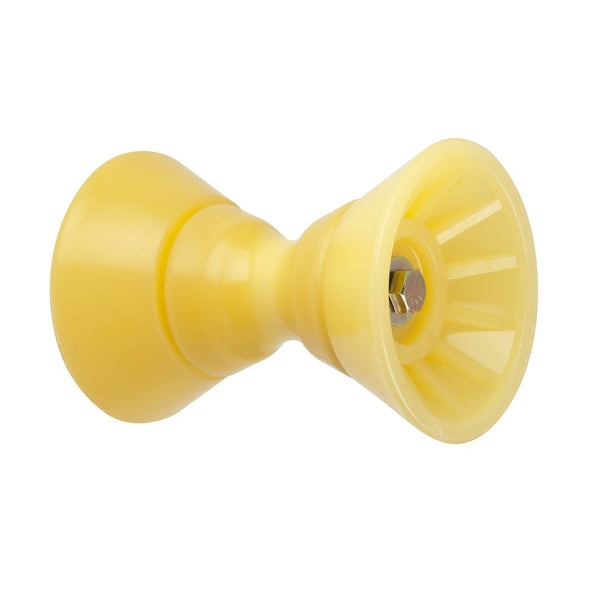C.E. Smith 4" Bow Bell Roller Assembly - Yellow TPR [29301] - Houseboatparts.com
