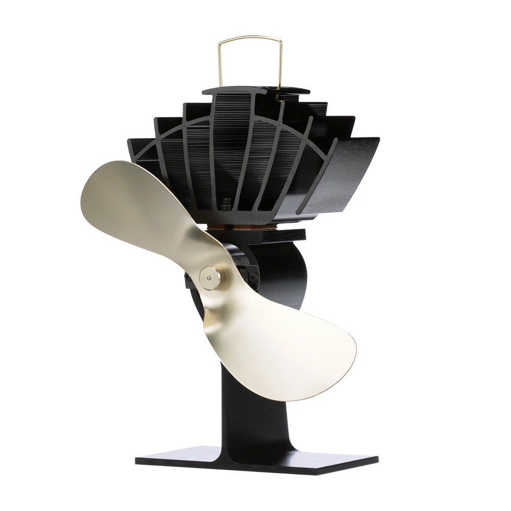 Ecofan by Caframo UltrAir 810CA Heat Powered Stove Fan - Gold Blade [810CABBX] - Houseboatparts.com