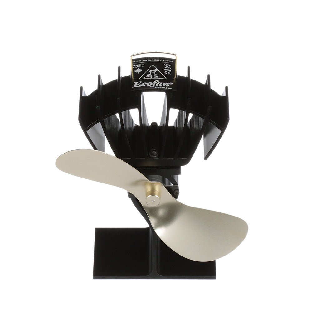 Ecofan by Caframo UltrAir 810CA Heat Powered Stove Fan - Gold Blade [810CABBX] - Houseboatparts.com