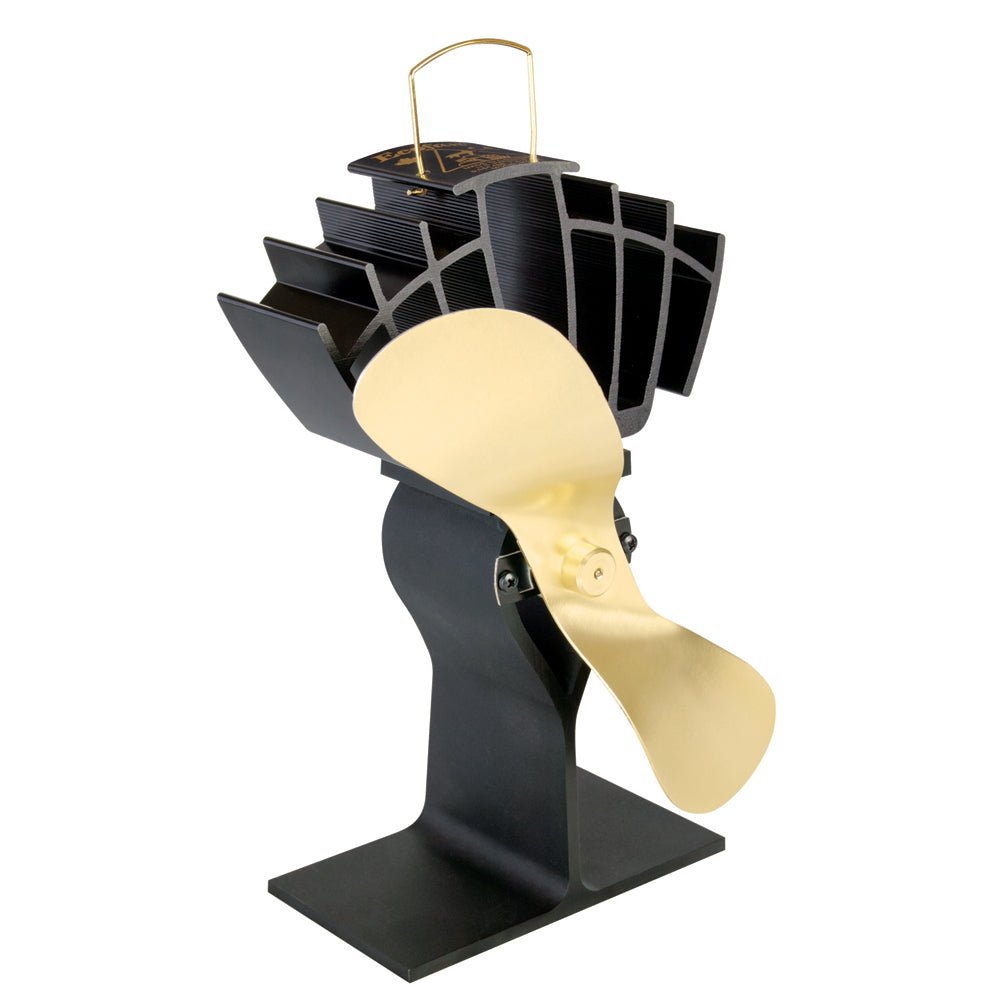 Ecofan by Caframo UltrAir 810CA Heat Powered Stove Fan - Gold Blade [810CABBX] - Houseboatparts.com