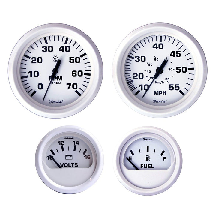Faria Dress White Boxed Set - Outboard Motors [KT9794] - Houseboatparts.com