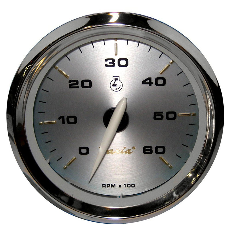 Faria Kronos 4" Tachometer - 6,000 RPM (Gas - Inboard & I/O) [39004] - Houseboatparts.com