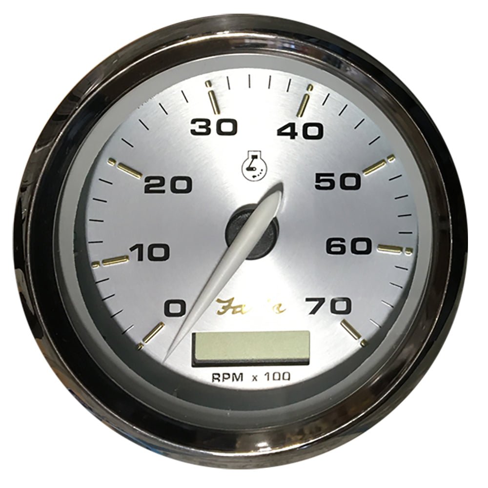 Faria Kronos 4" Tachometer w/Hourmeter - 7,000 RPM (Gas - Outboard) [39040] - Houseboatparts.com