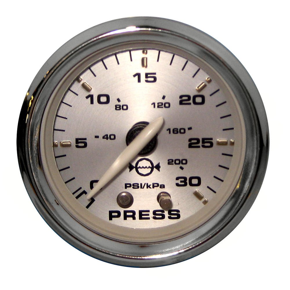 Faria Kronos 2" Water Pressure Gauge Kit - 30 PSI [19007] - Houseboatparts.com