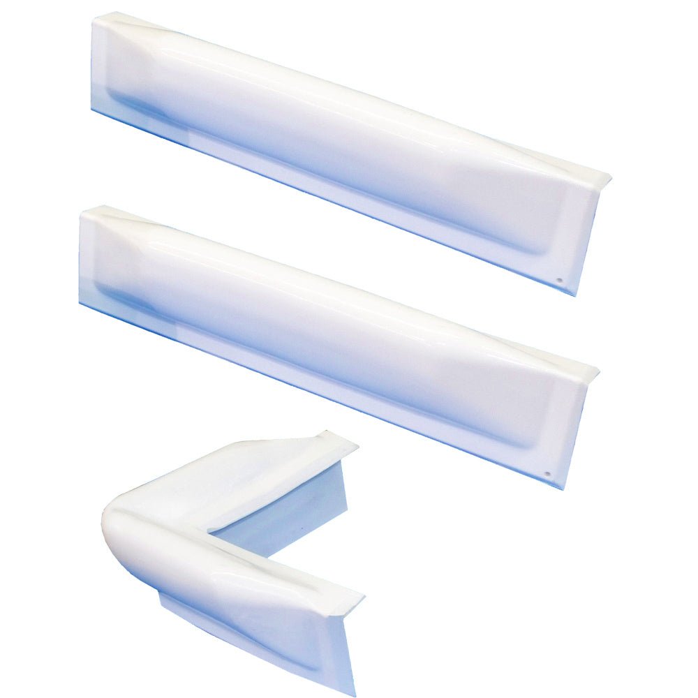 Dock Edge 3 Piece Dock Bumper Kit - 1 Corner Piece, 2 18" Straight Pieces [73-100-F] - Houseboatparts.com