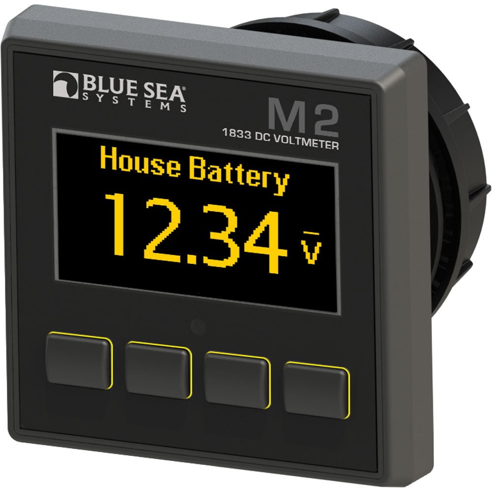 Blue Sea 1833 M2 DC Voltmeter [1833] - Houseboatparts.com