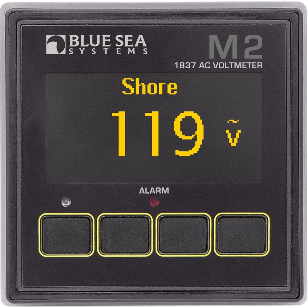 Blue Sea 1837 M2 AC Voltmeter [1837] - Houseboatparts.com