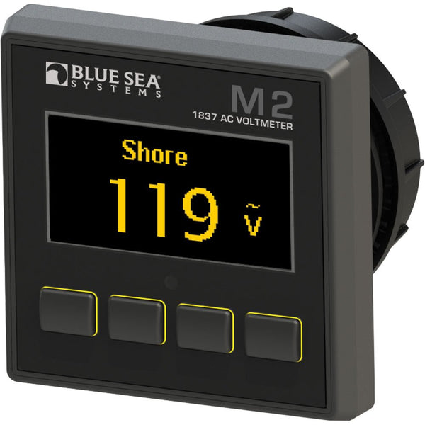 Blue Sea 1837 M2 AC Voltmeter [1837] - Houseboatparts.com