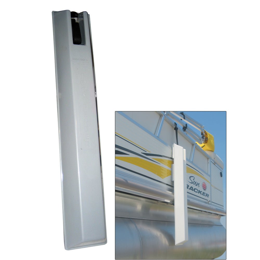 Dock Edge 'TOON Pontoon Boat Fender - 36" - Grey [53-135-F] - Houseboatparts.com