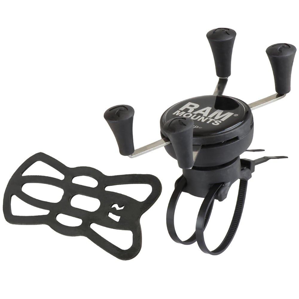 RAM Mount EZ-ON/OFF Bicycle Mount w/Universal X-Grip Cell Phone Holder [RAP-274-1-UN7U] - Houseboatparts.com
