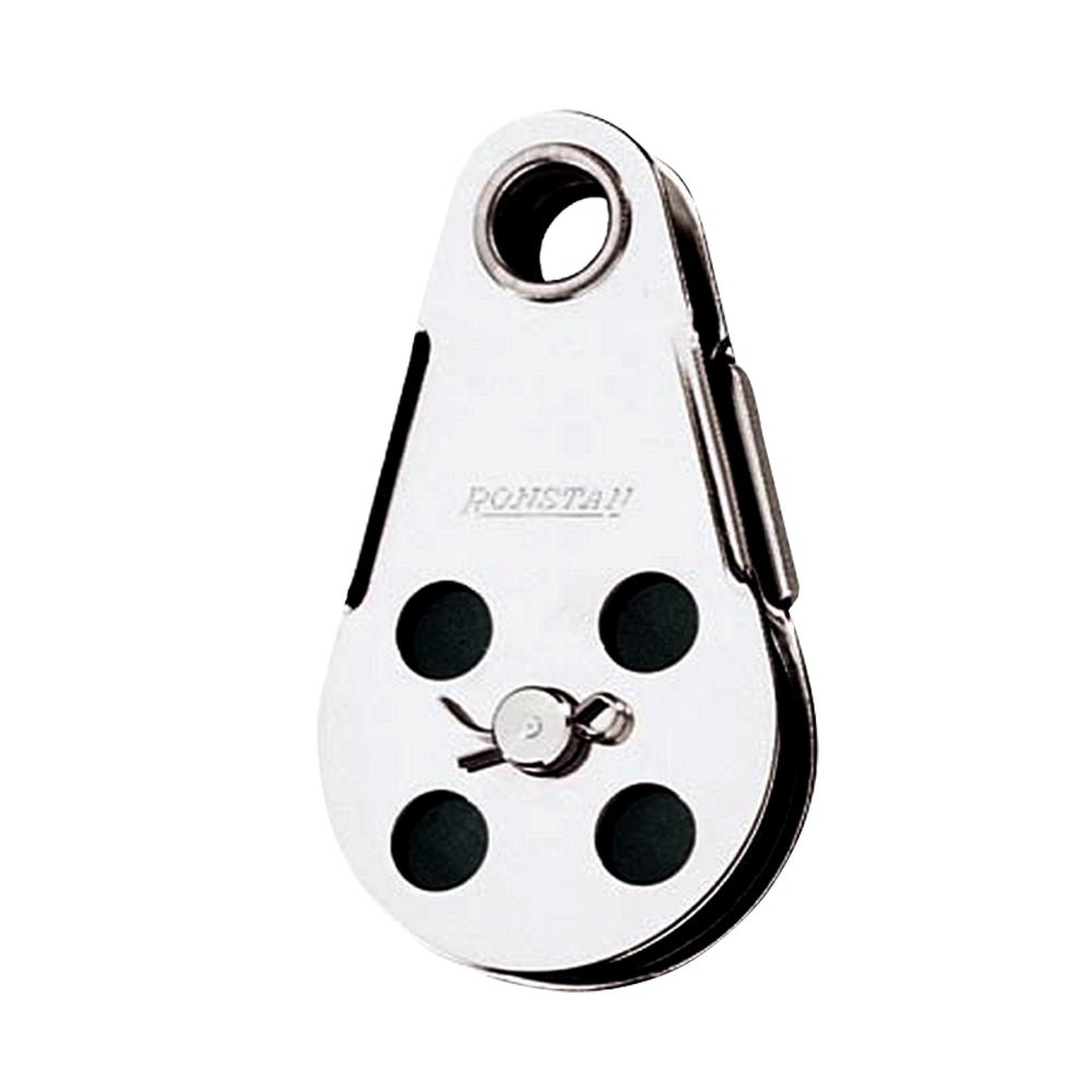 Ronstan Wire Block - Tubular Rivet Head w/Removable Nylatron Sheave - 45mm (1 - 3/4") Sheave Diameter [RF103] - Houseboatparts.com