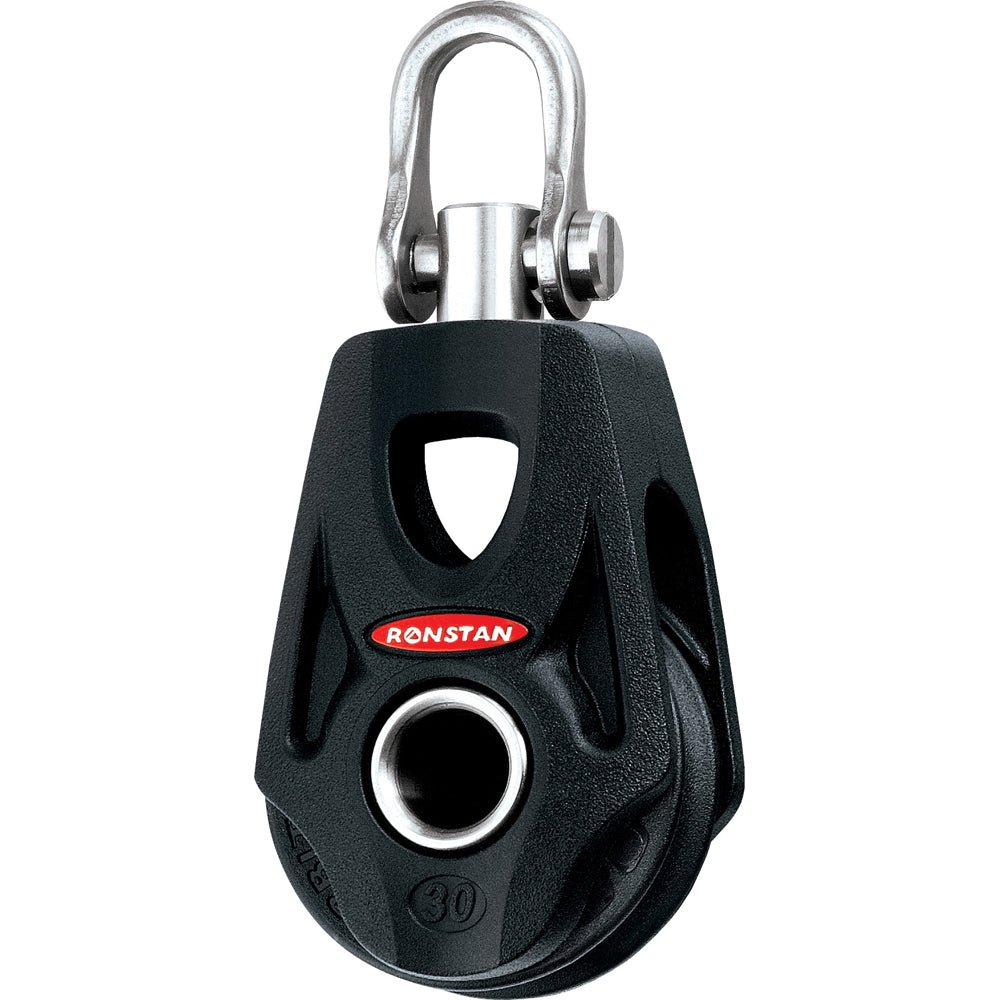 Ronstan Series 30 Ball Bearing Orbit Block - Single - Becket - Swivel Shackle Head [RF35100] - Houseboatparts.com