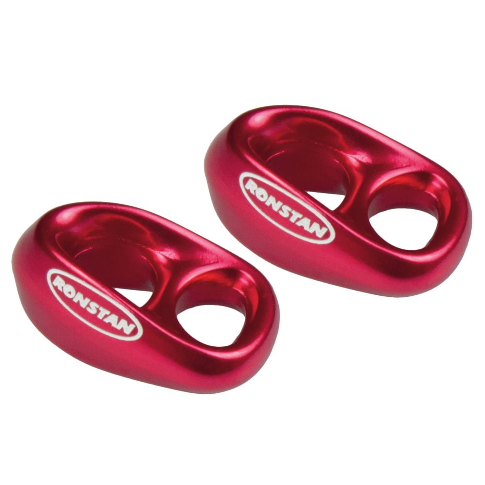 Ronstan Shock - 3/16" Line - 1/4" Webbing - Red - Pair [RF8080R-2] - Houseboatparts.com