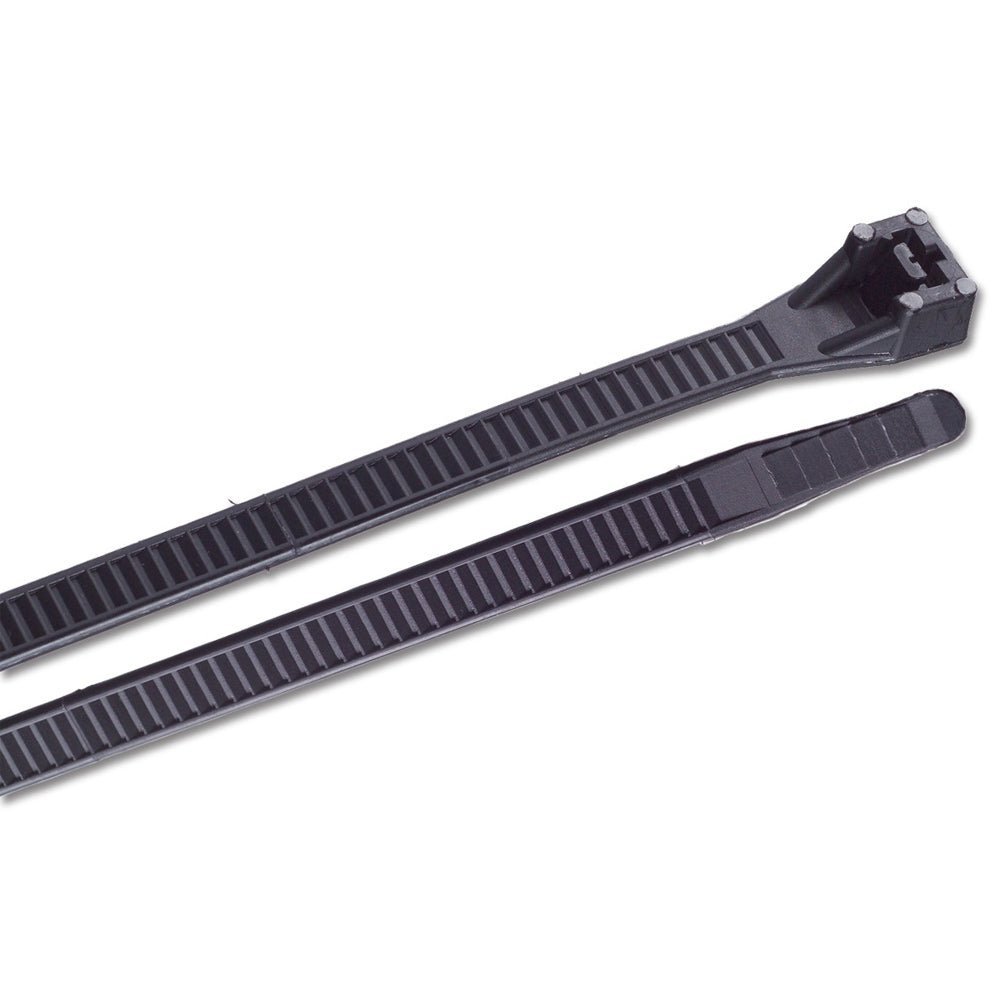 Ancor 15" UV Black Heavy Duty Cable Zip Ties - 25 Pack [199259] - Houseboatparts.com