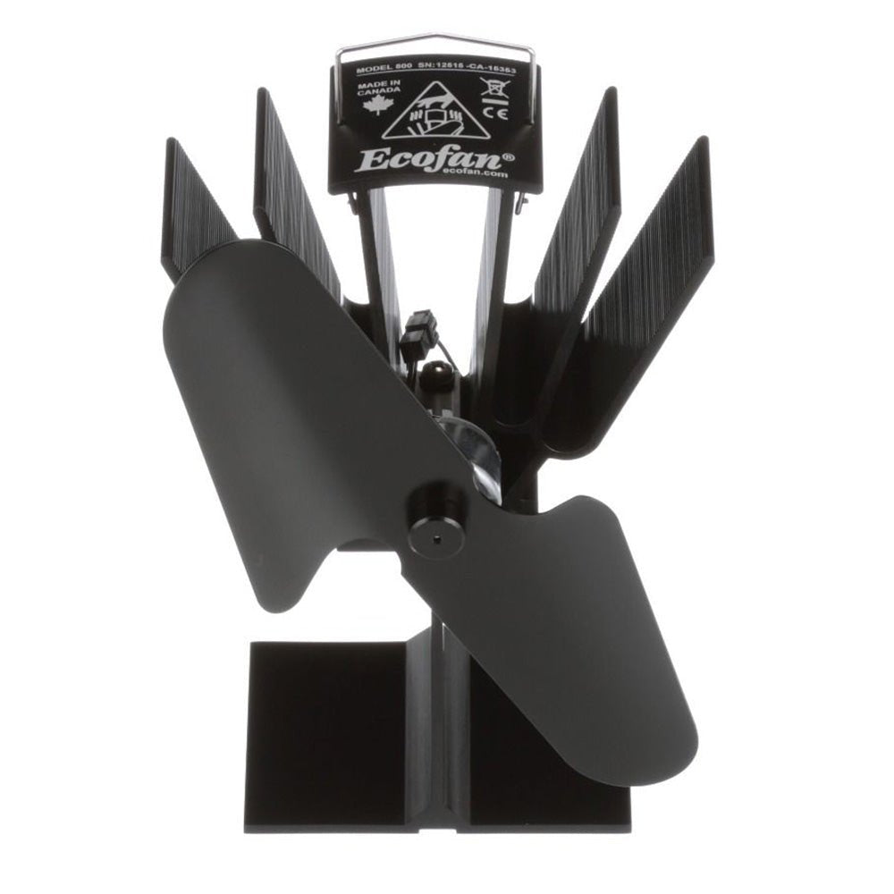 Ecofan Original Heat Powered Stove Fan - Black Blade [800CAXBX] - Houseboatparts.com