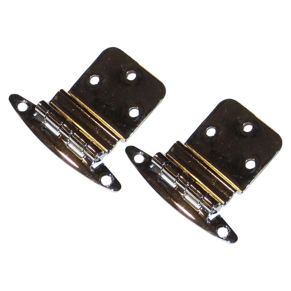 Perko Chrome Plated Brass 3/8" Inset Hinges [0271DP0CHR] - Houseboatparts.com