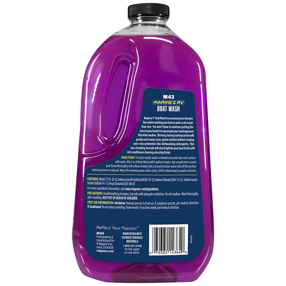 Meguiar's 43 Marine Boat Soap - 64oz [M4364] - Houseboatparts.com