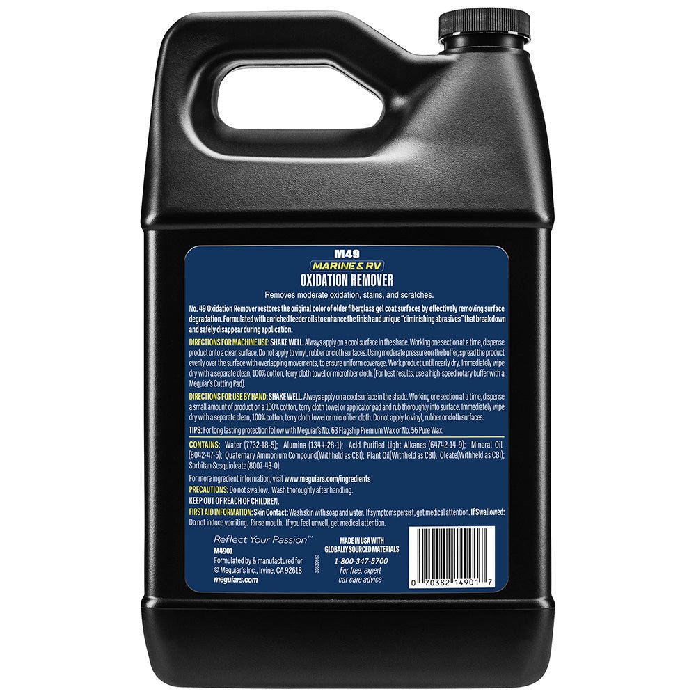 Meguiar's 49 Mirror Glaze HD Oxidation Remover - 1 Gallon [M4901] - Houseboatparts.com