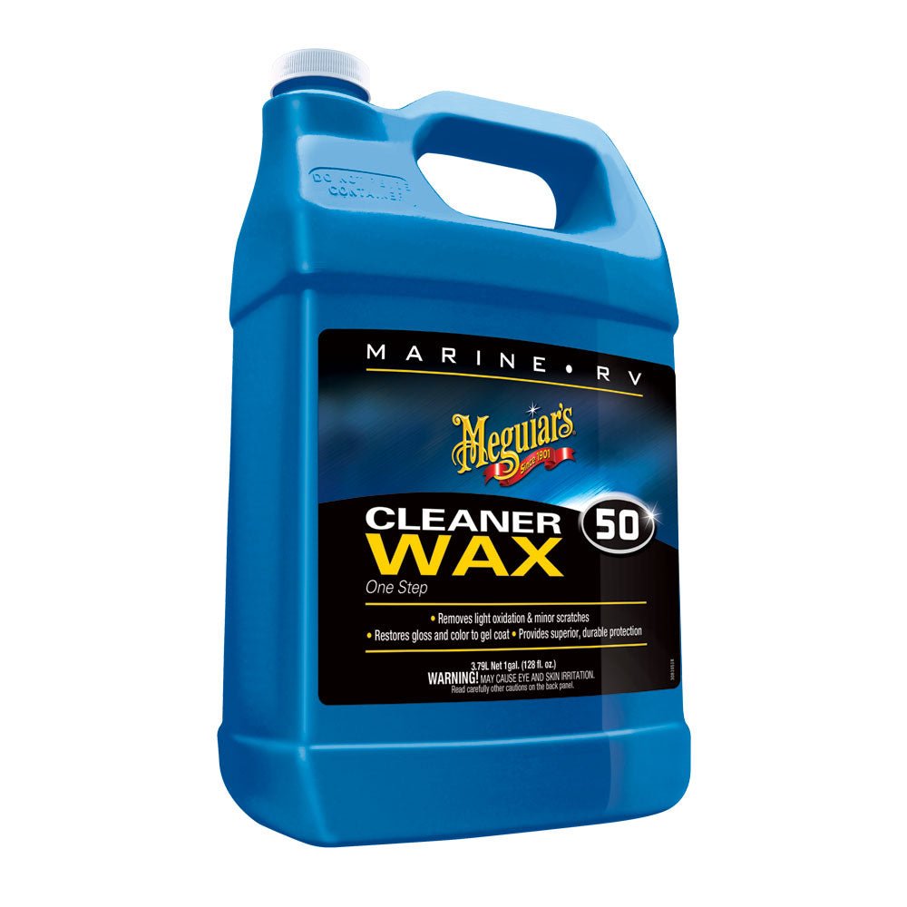 Meguiar's #50 Boat/RV Cleaner Wax - Liquid 1 Gallon [M5001] - Houseboatparts.com