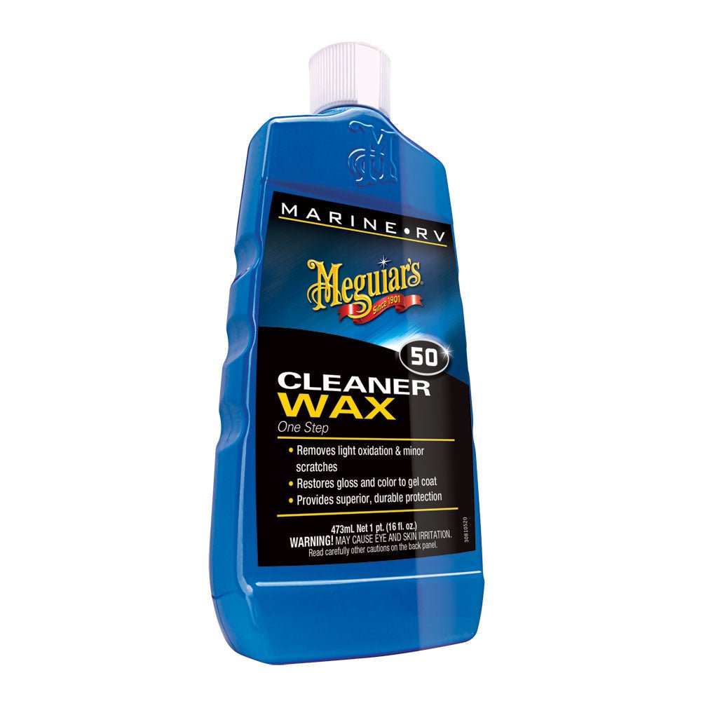 Meguiar's #50 Boat/RV Cleaner Wax - Liquid 16oz [M5016] - Houseboatparts.com