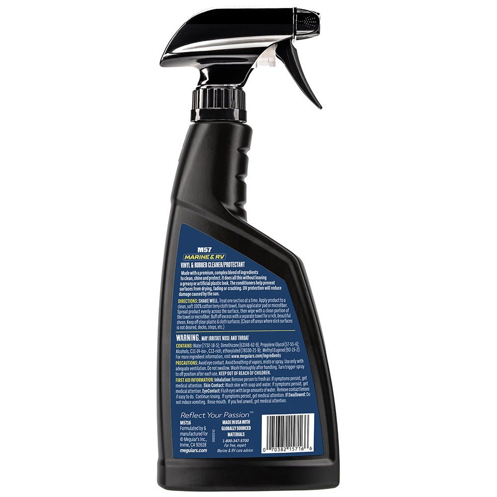Meguiar's 57 Vinyl and Rubber Clearner/Conditioner - 16oz [M5716] - Houseboatparts.com