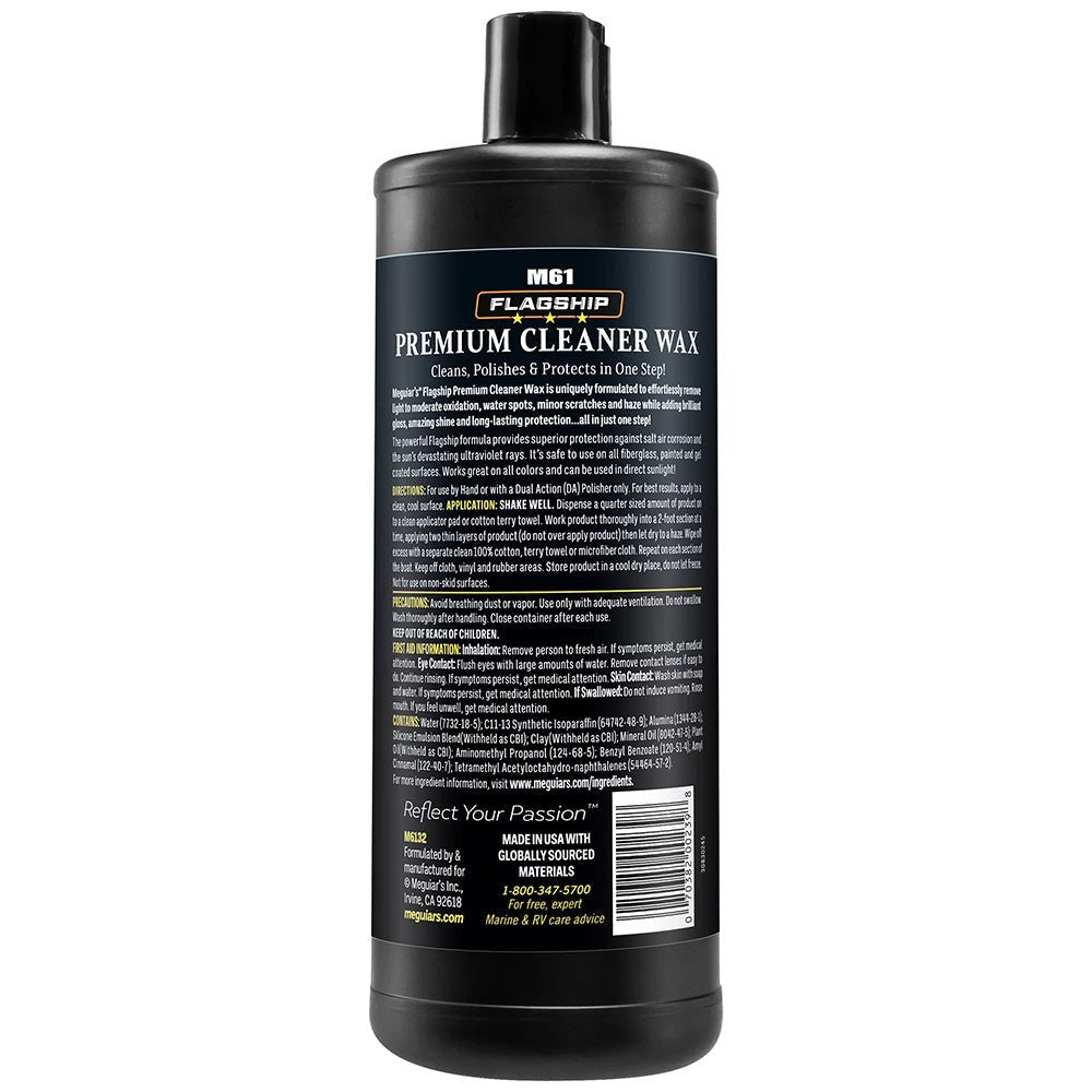 Meguiar's Flagship Premium Cleaner/Wax - 32oz [M6132] - Houseboatparts.com