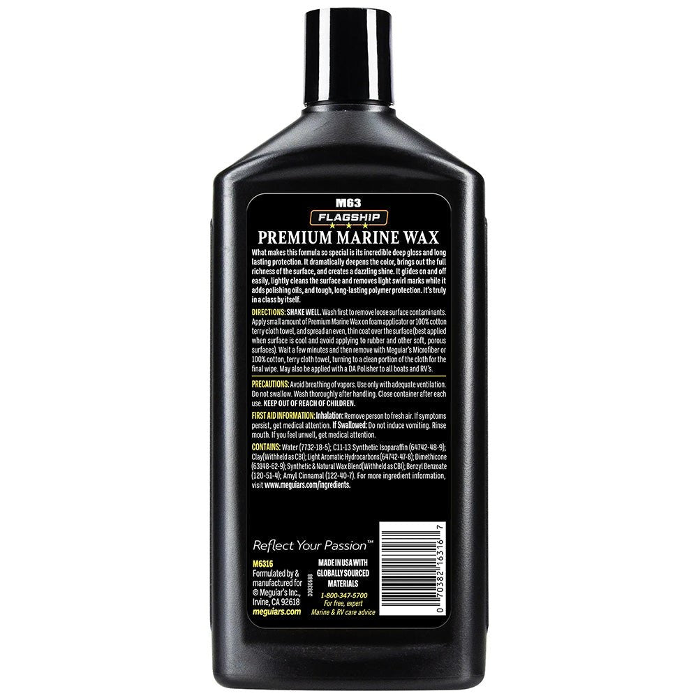 Meguiar's Flagship Premium Marine Wax - 16oz [M6316] - Houseboatparts.com