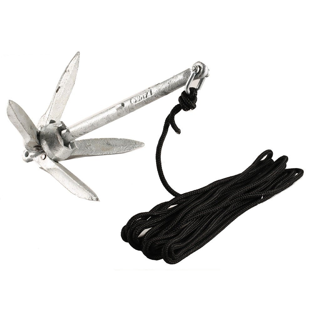 Attwood Kayak Grapnel Anchor Kit [11959-1] - Houseboatparts.com