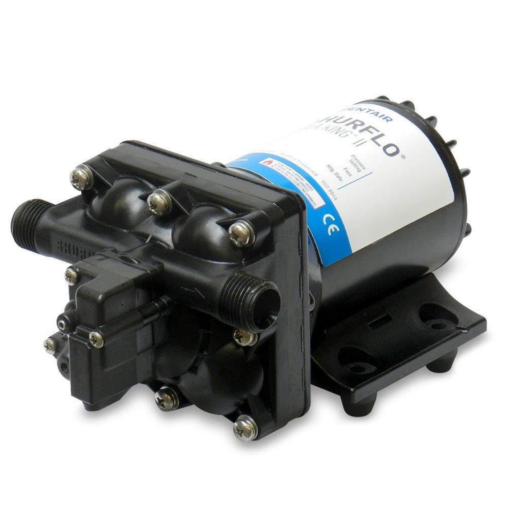 Shurflo by Pentair AQUA KING II Junior Fresh Water Pump - 12 VDC, 2.0 GPM [4128-110-E04] - Houseboatparts.com