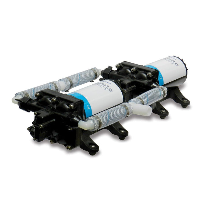 Shurflo by Pentair High Flow Dual Pump System - 12 VDC, 10.0 GPM [4558-153-E75] - Houseboatparts.com