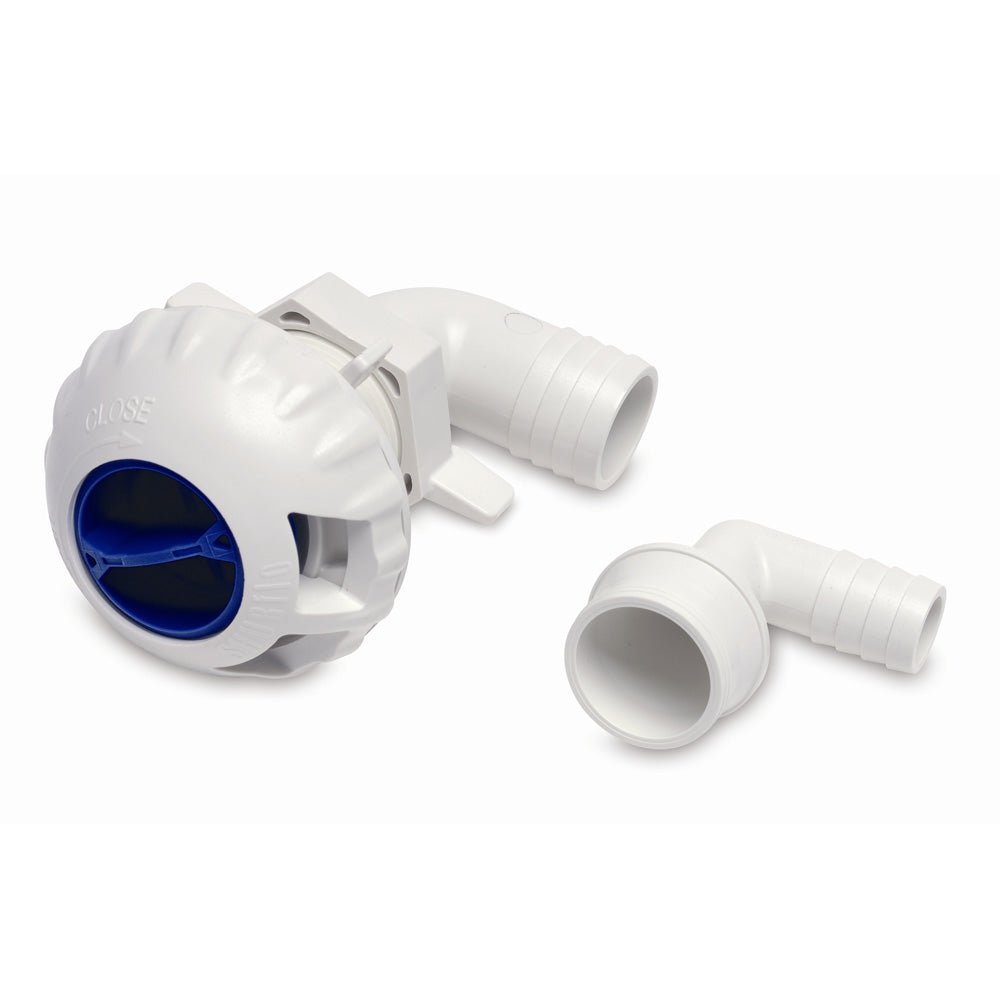 Shurflo by Pentair Livewell Fill Valve w/3/4" 1-1/8" Fittings [330-021] - Houseboatparts.com