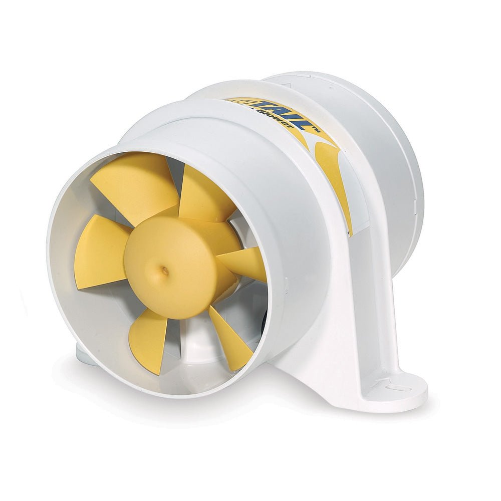 Shurflo by Pentair YELLOWTAIL 4" Marine Blower - 12 VDC, 215 CFM [277-4110] - Houseboatparts.com