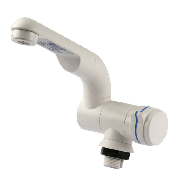 Shurflo by Pentair Water Faucet w/o Switch - White [94-009-12] - Houseboatparts.com