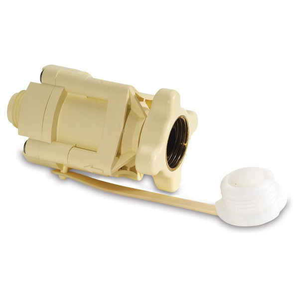 Shurflo by Pentair Pressure Reducing City Water Entry - In-Line - Cream [183-039-08] - Houseboatparts.com