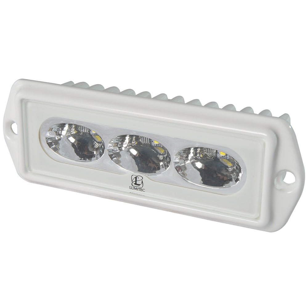 Lumitec CapriLT - LED Flood Light - White Finish - White Non-Dimming [101288] - Houseboatparts.com