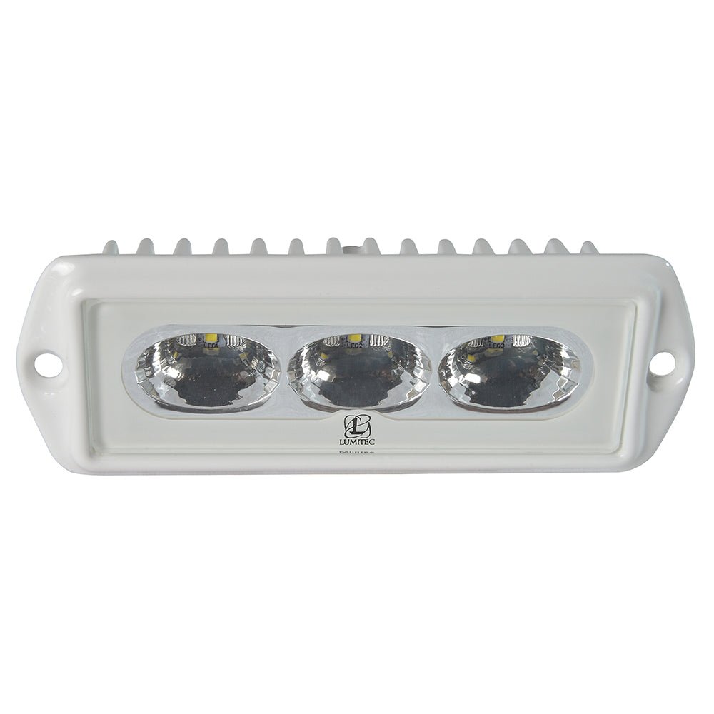 Lumitec CapriLT - LED Flood Light - White Finish - White Non-Dimming [101288] - Houseboatparts.com